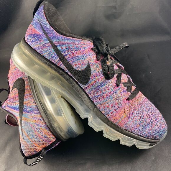 Xlnt NIKE FLYKNIT AIR MAX Multicolor Womens 8.5 US - Picture 12 of 15